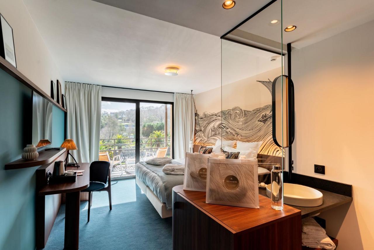 Hotel Roz Marine Thalasso Resort Perros-Guirec Bagian luar foto