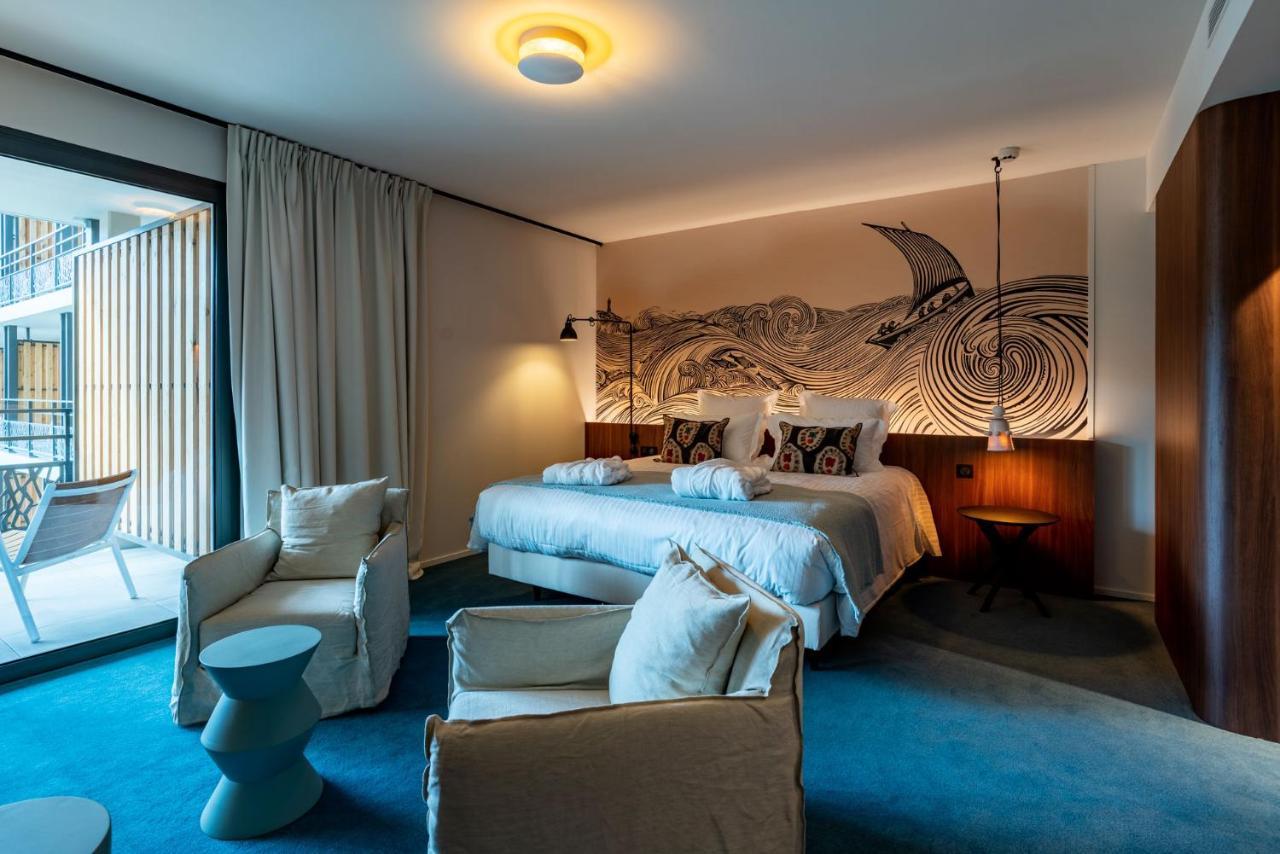 Hotel Roz Marine Thalasso Resort Perros-Guirec Bagian luar foto