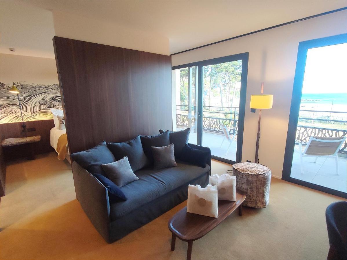Hotel Roz Marine Thalasso Resort Perros-Guirec Bagian luar foto