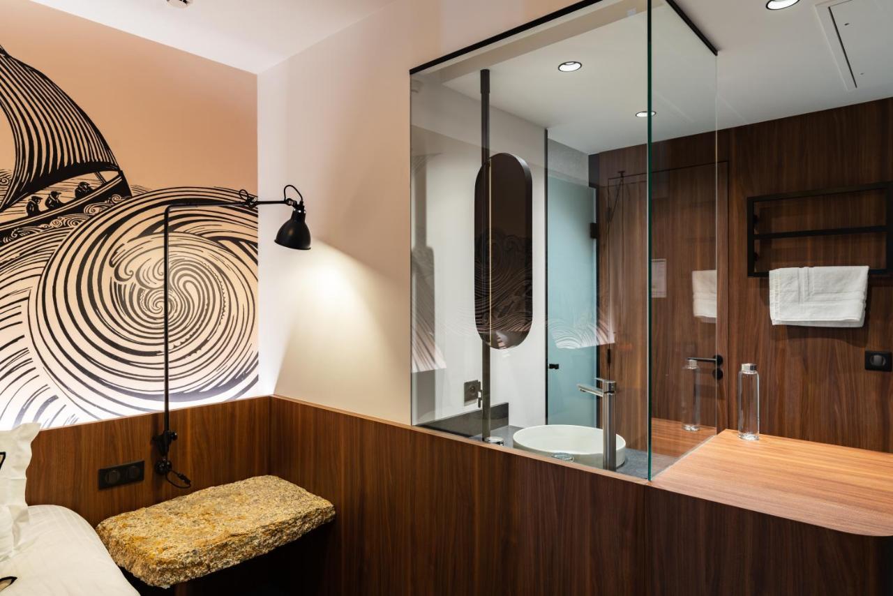 Hotel Roz Marine Thalasso Resort Perros-Guirec Bagian luar foto